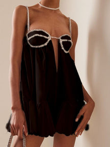 VESTIDO CAROLINE PRETO