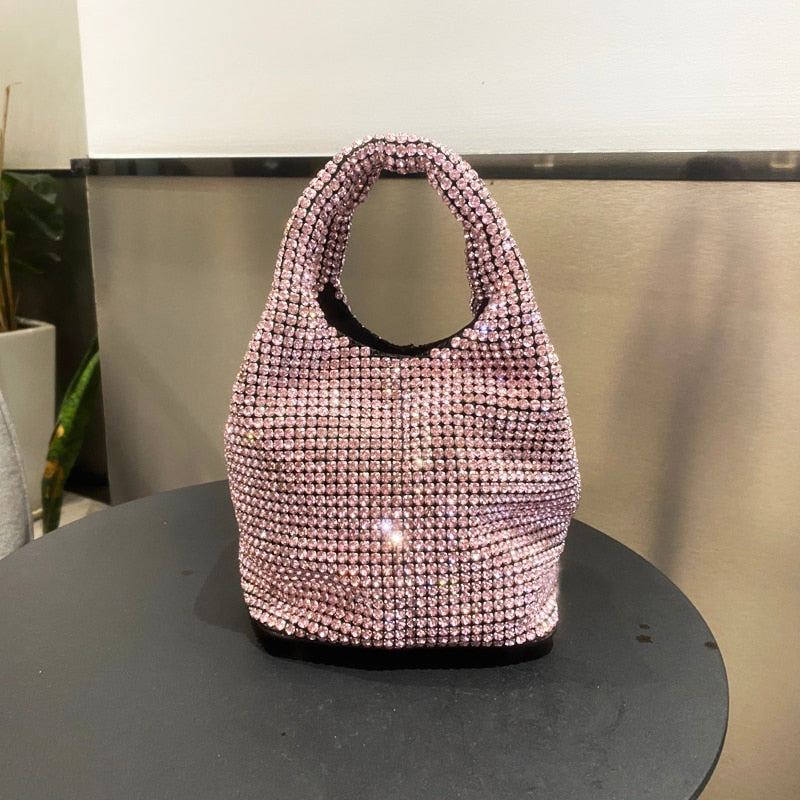BOLSA CRISTAL ROSA