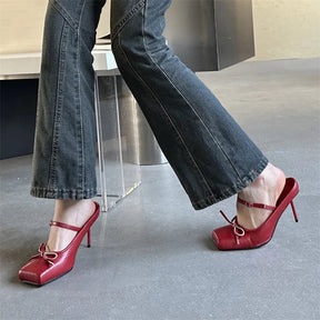 SANDÁLIA MULE MUS VERMELHO