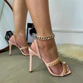 SANDÁLIA LORDE CORRENTE BEGE