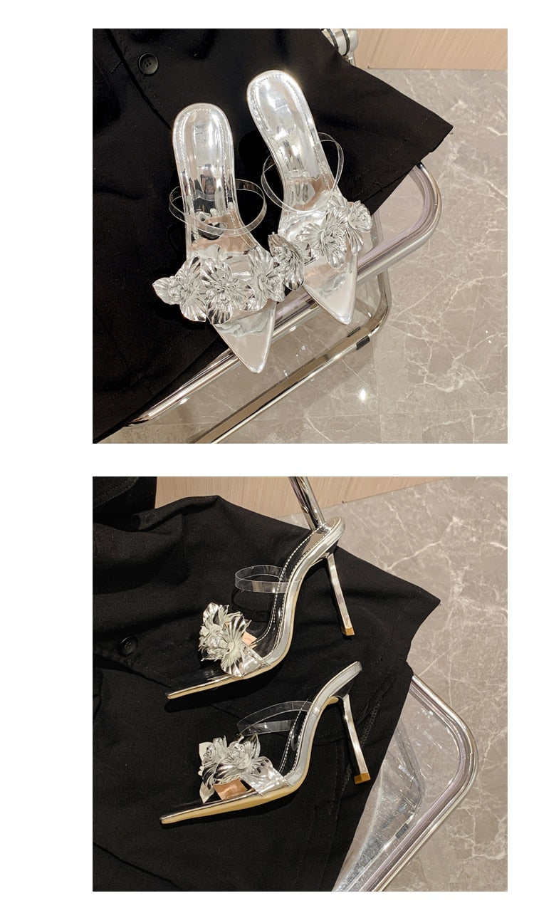 SANDÁLIA MULE LAYLA PRATA