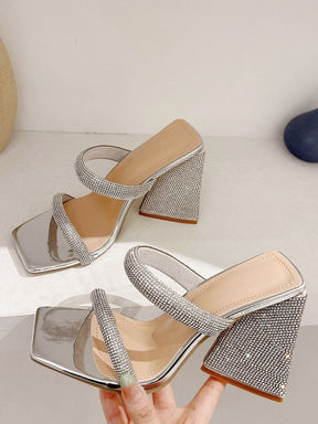 SANDÁLIA MULE STAR PRATA