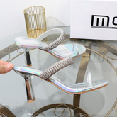 SANDÁLIA MULE BRIZO PRATA