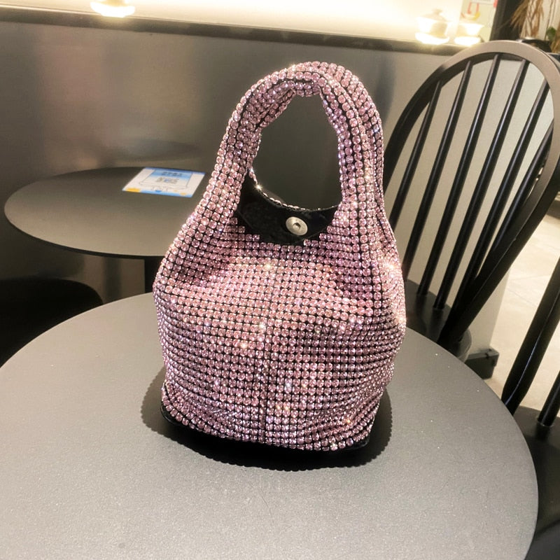 BOLSA CRISTAL ROSA