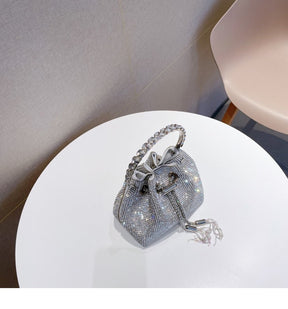 BOLSA SAFIRA PRATA 15CM