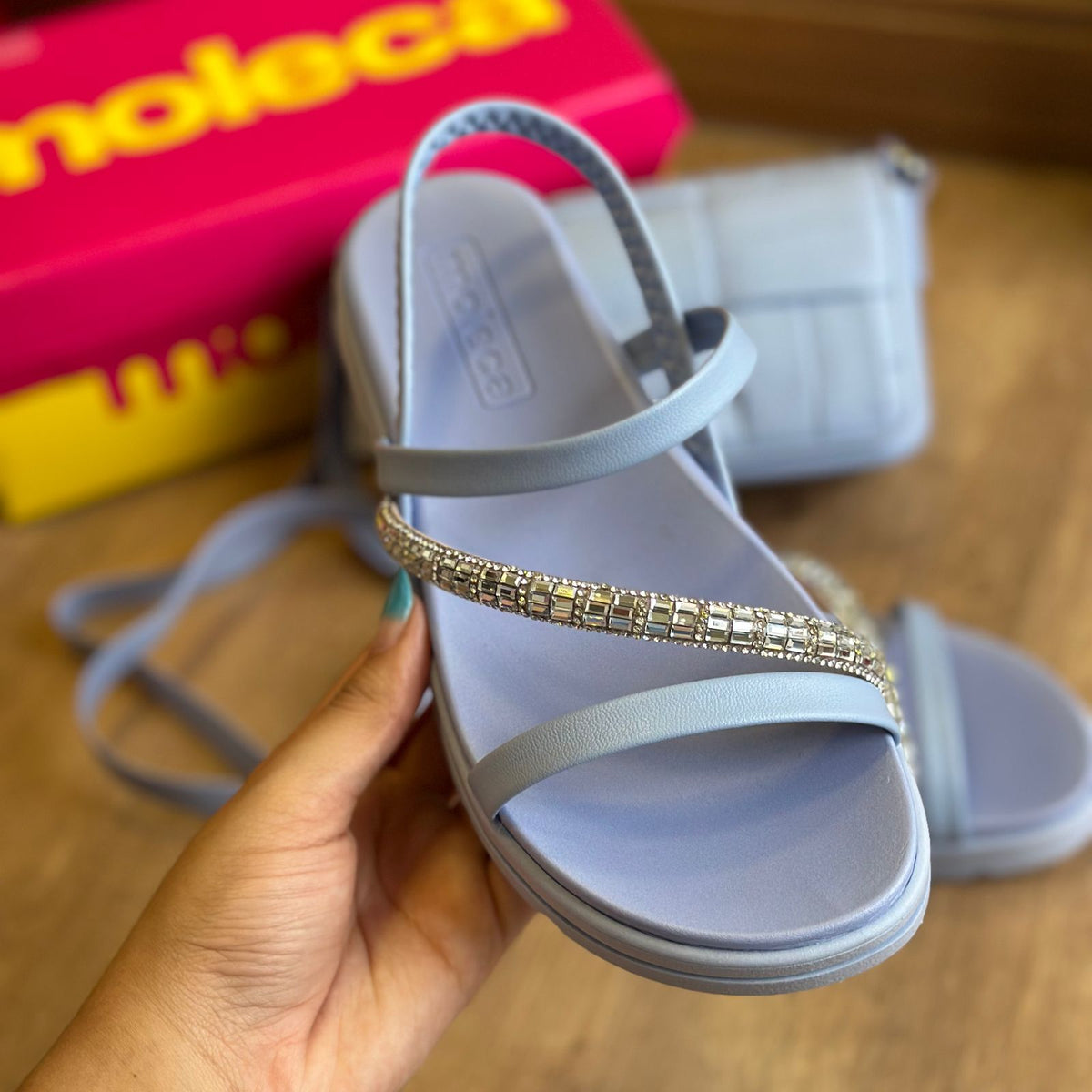 [COMPRE 1 LEVE 2] KIT SANDÁLIA + BOLSA MOLECA