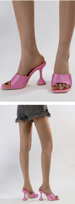 SANDÁLIA MULE OPALA ROSA