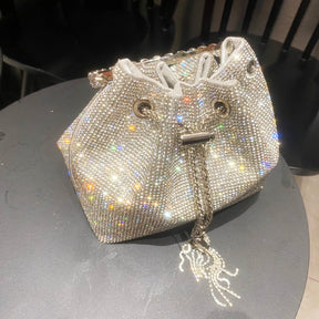 BOLSA SAFIRA PRATA 19CM