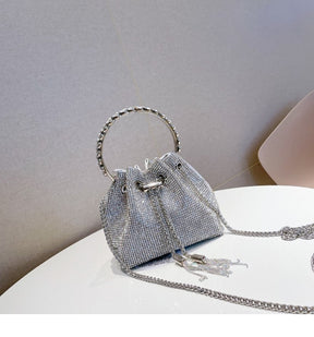 BOLSA SAFIRA PRATA 15CM