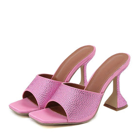 SANDÁLIA MULE OPALA ROSA