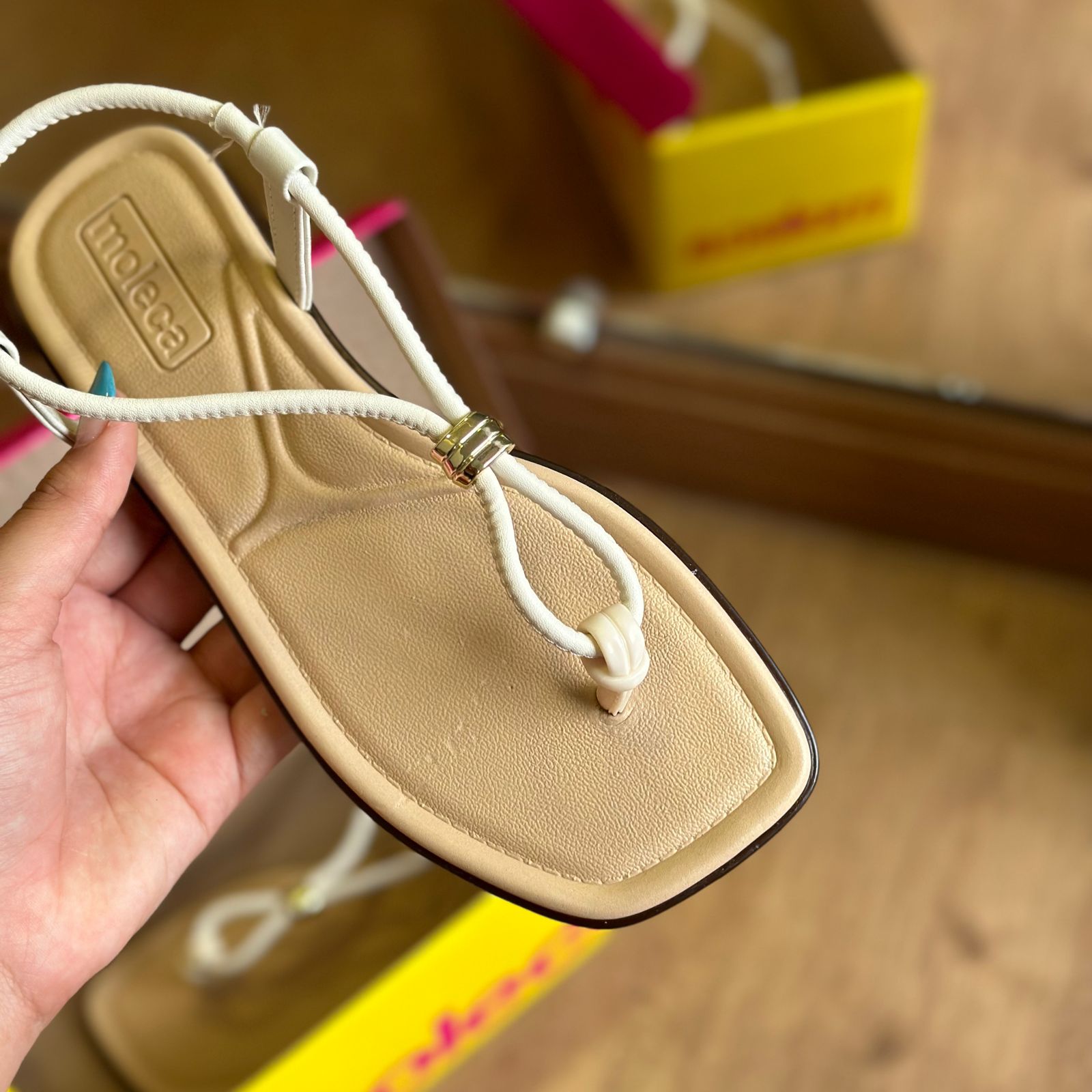 PROMOÇÃO RELÂMPAGO Sandália Rasteira Moleca - SOMENTE HOJE!