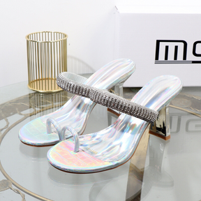 SANDÁLIA MULE BRIZO PRATA