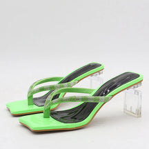 SANDÁLIA MULE TURQUESA VERDE