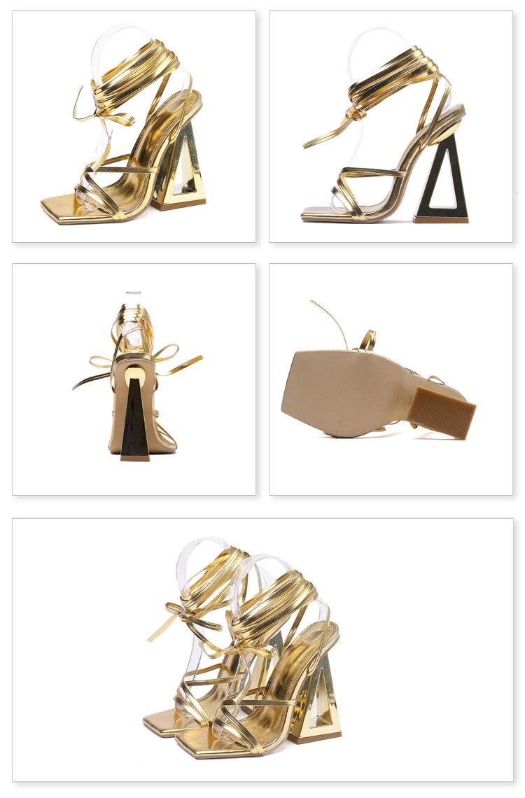 SANDÁLIA EBONY DOURADA