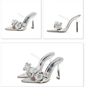 SANDÁLIA MULE LAYLA PRATA