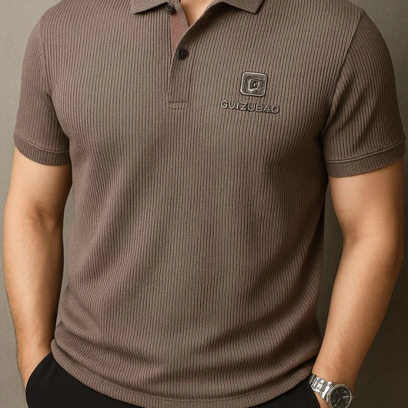 [Leve 5, Pague Só 3] Kit de Camisas Polo Masculinas Valder Premium em Seda Mulberry, Poliéster e Elastano
