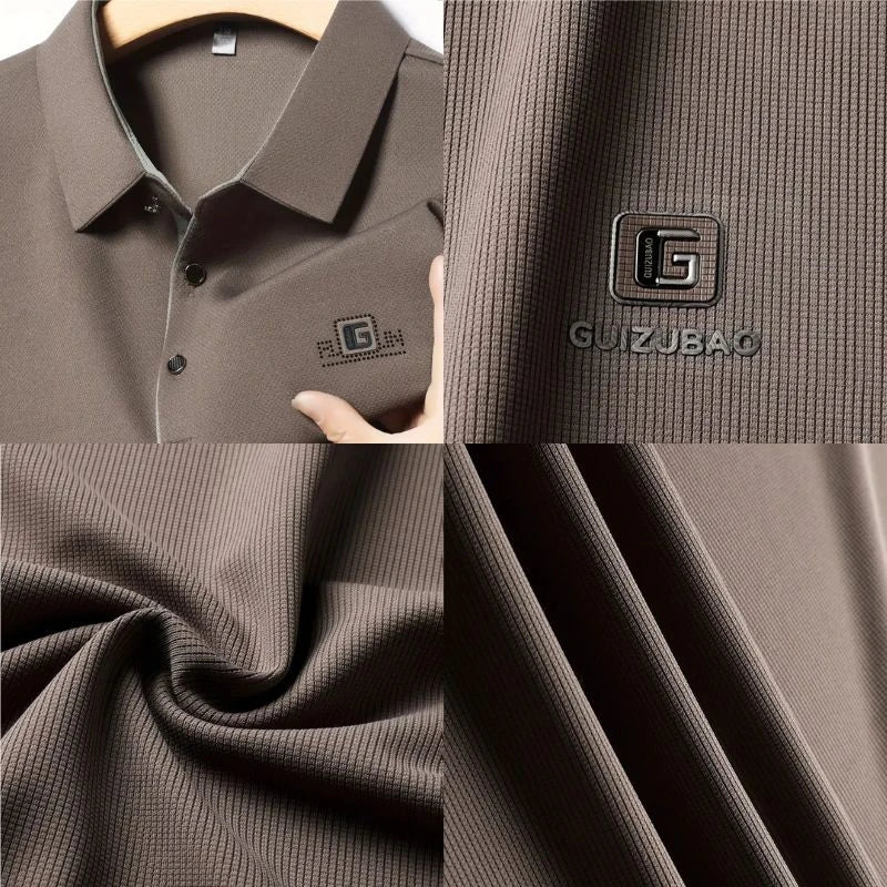 [Leve 5, Pague Só 3] Kit de Camisas Polo Masculinas Valder Premium em Seda Mulberry, Poliéster e Elastano