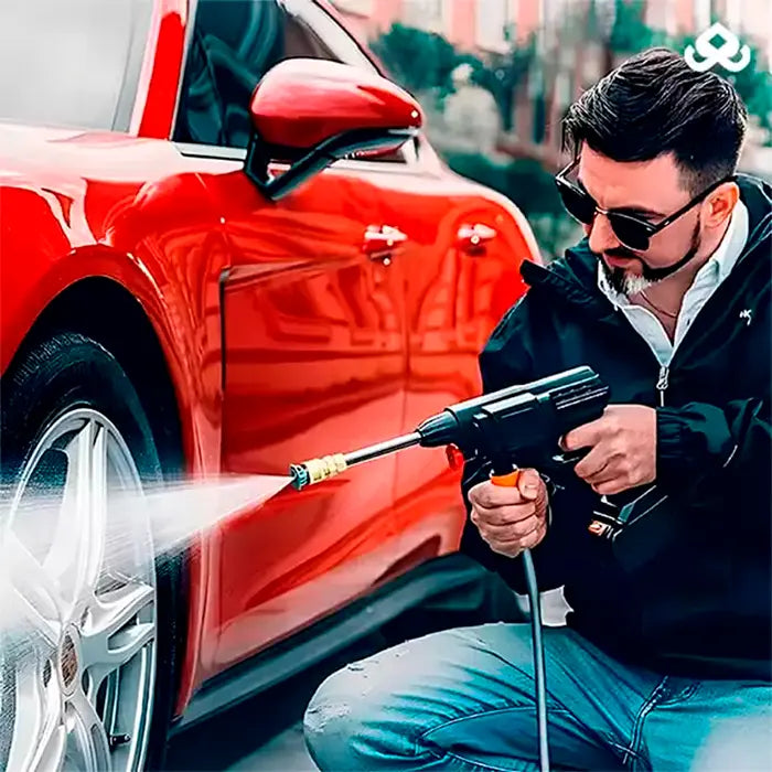 Lavadora de Pressão Portátil Sem Fios + Mangueira de 5M de Brinde - PowerWash™