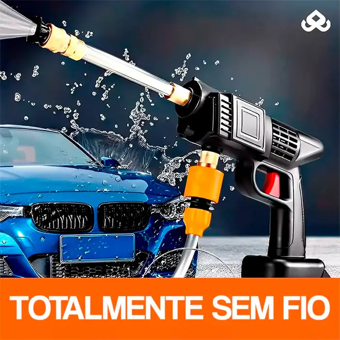 Lavadora de Pressão Portátil Sem Fios + Mangueira de 5M de Brinde - PowerWash™