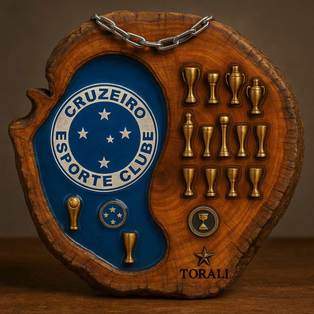 Tábua Rústica do Cruzeiro + Kit Churrasqueiro