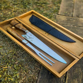 Tábua Rústica do Bahia + Kit Churrasqueiro