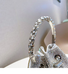 BOLSA SAFIRA PRATA 15CM