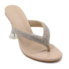 SANDÁLIA MULE FRANCESA BEGE