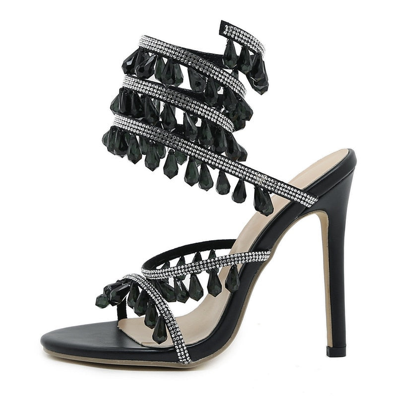 SANDÁLIA ESMERALDA PRETA