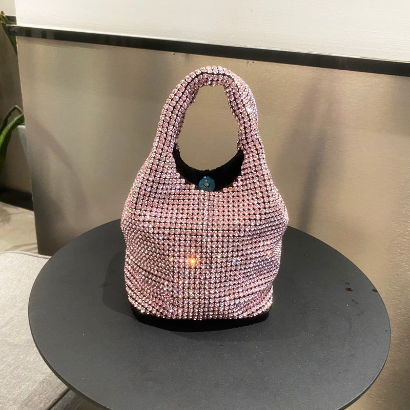 BOLSA CRISTAL ROSA