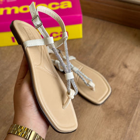 PROMOÇÃO RELÂMPAGO Sandália Rasteira Moleca - SOMENTE HOJE!