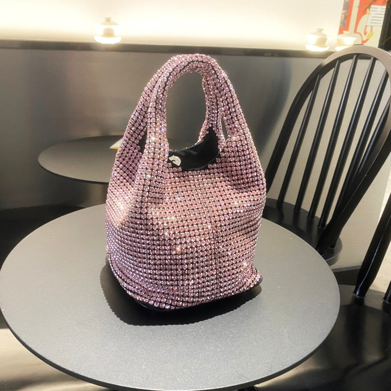 BOLSA CRISTAL ROSA
