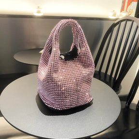 BOLSA CRISTAL ROSA