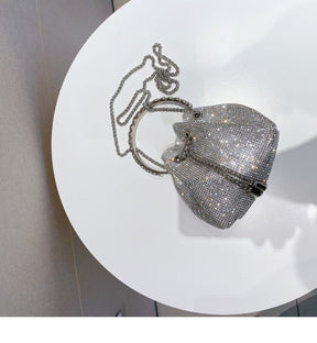 BOLSA SAFIRA PRATA 15CM