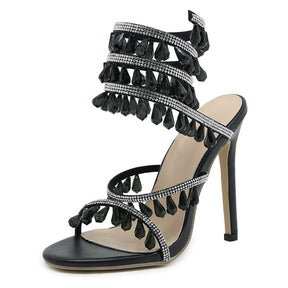 SANDÁLIA ESMERALDA PRETA