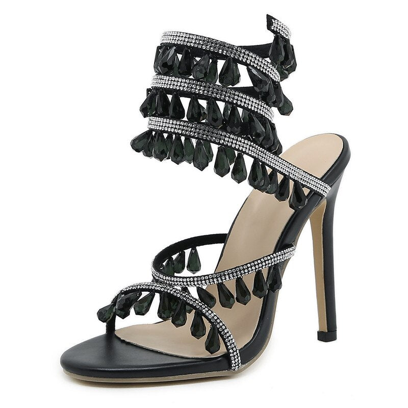 SANDÁLIA ESMERALDA PRETA