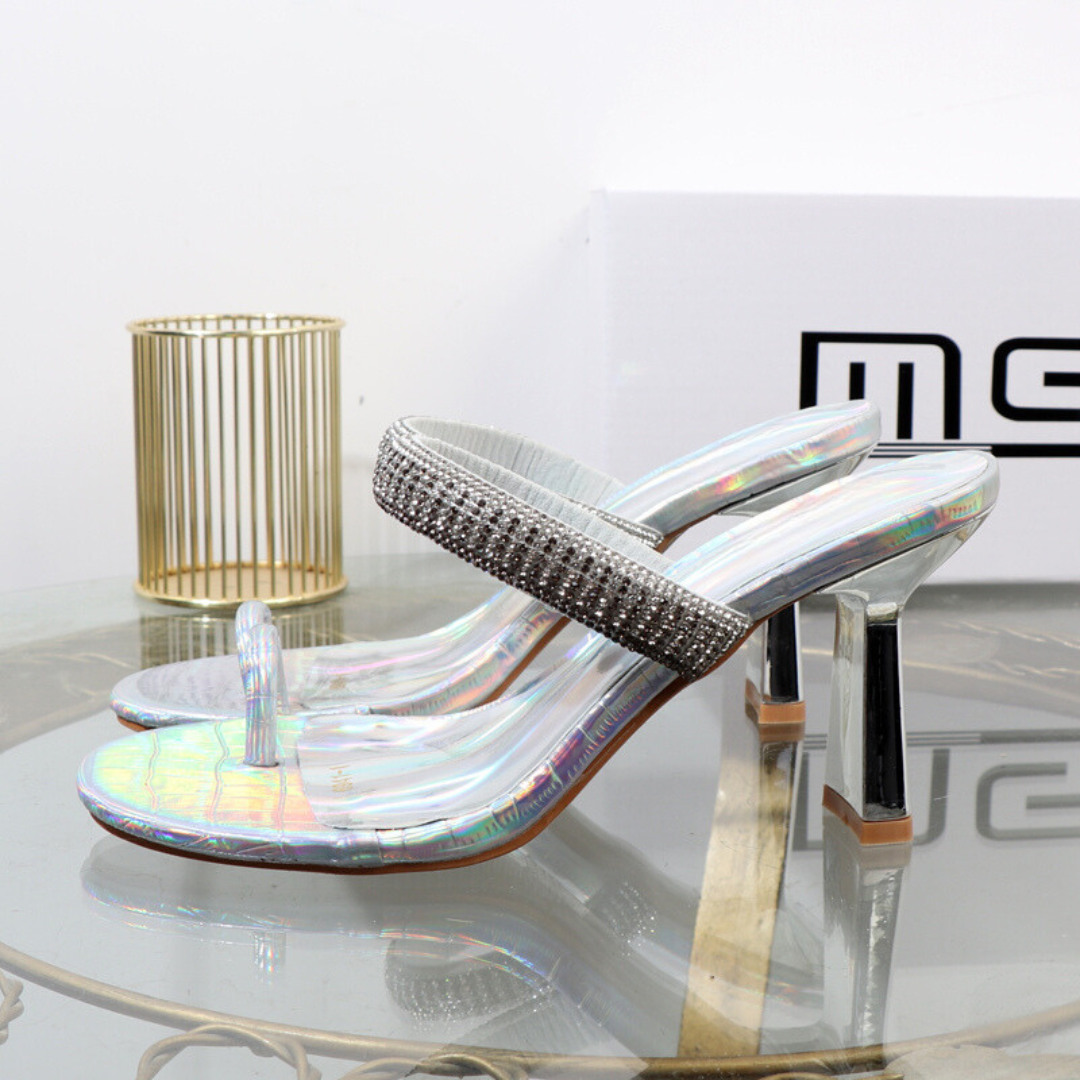 SANDÁLIA MULE BRIZO PRATA