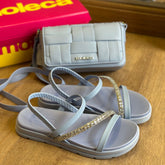 [COMPRE 1 LEVE 2] KIT SANDÁLIA + BOLSA MOLECA