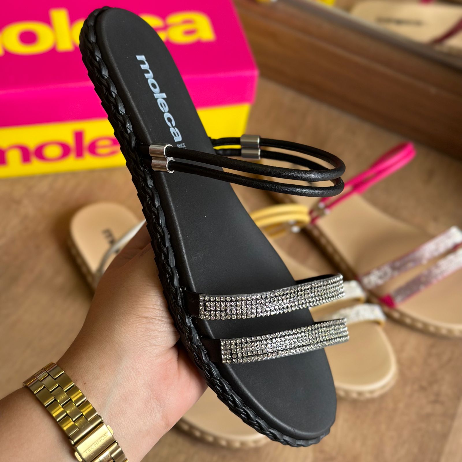 PROMOÇÃO RELÂMPAGO Sandália Moleca - SOMENTE HOJE!