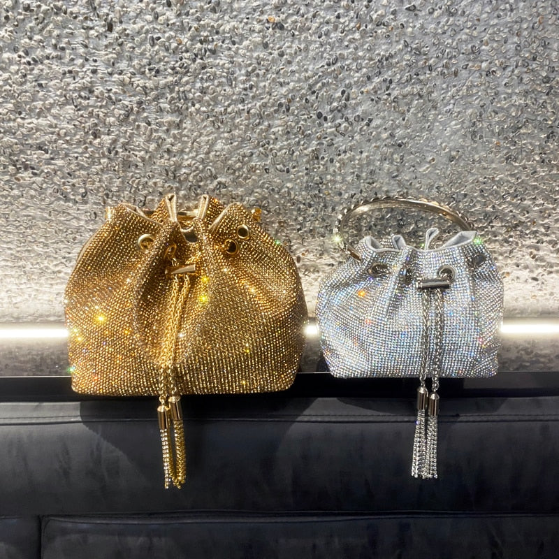 BOLSA SAFIRA PRATA 15CM